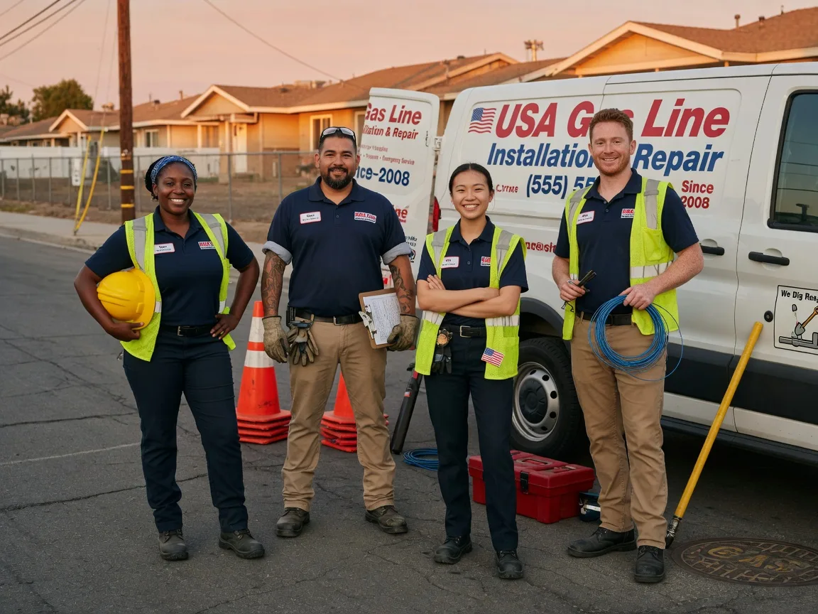 Gas Line Installation company in Cardiff By The Sea, CA